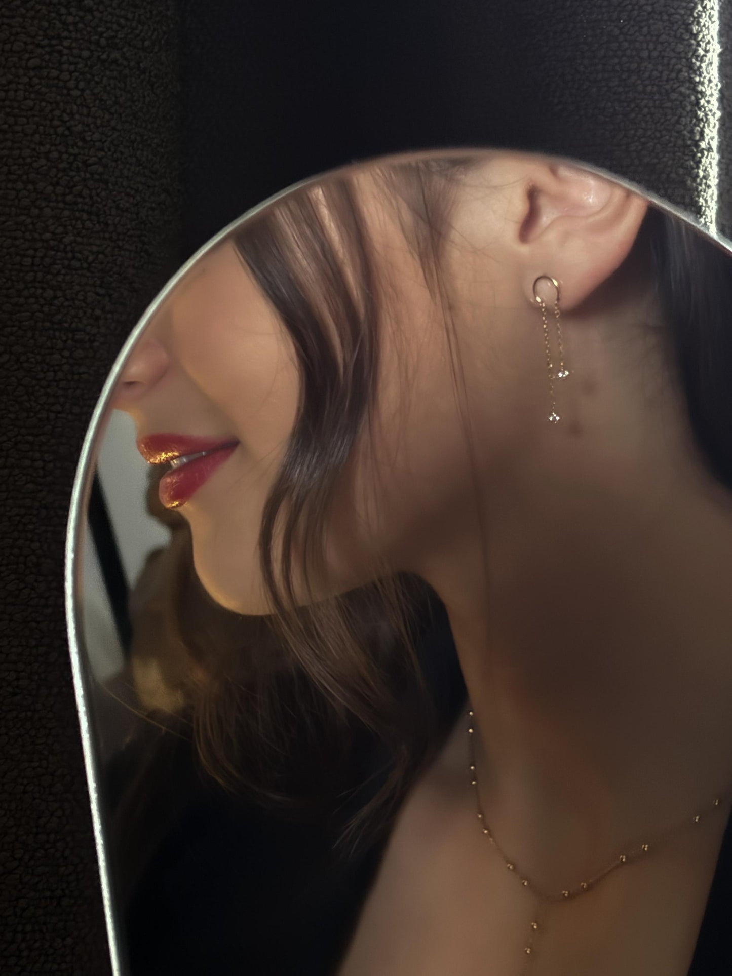 Boucles d'oreilles MUSE plaqué or